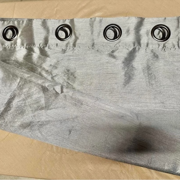Faux Silk Grommet Curtain Panels 🪟 - Picture 2 of 3
